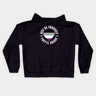 Asexual Ace Be Yourself They'll Adjust LGBT Kids Hoodie